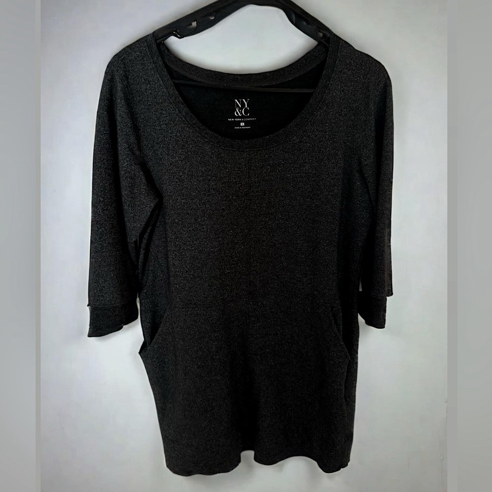 NY & Co Grey Tunic with Pockets